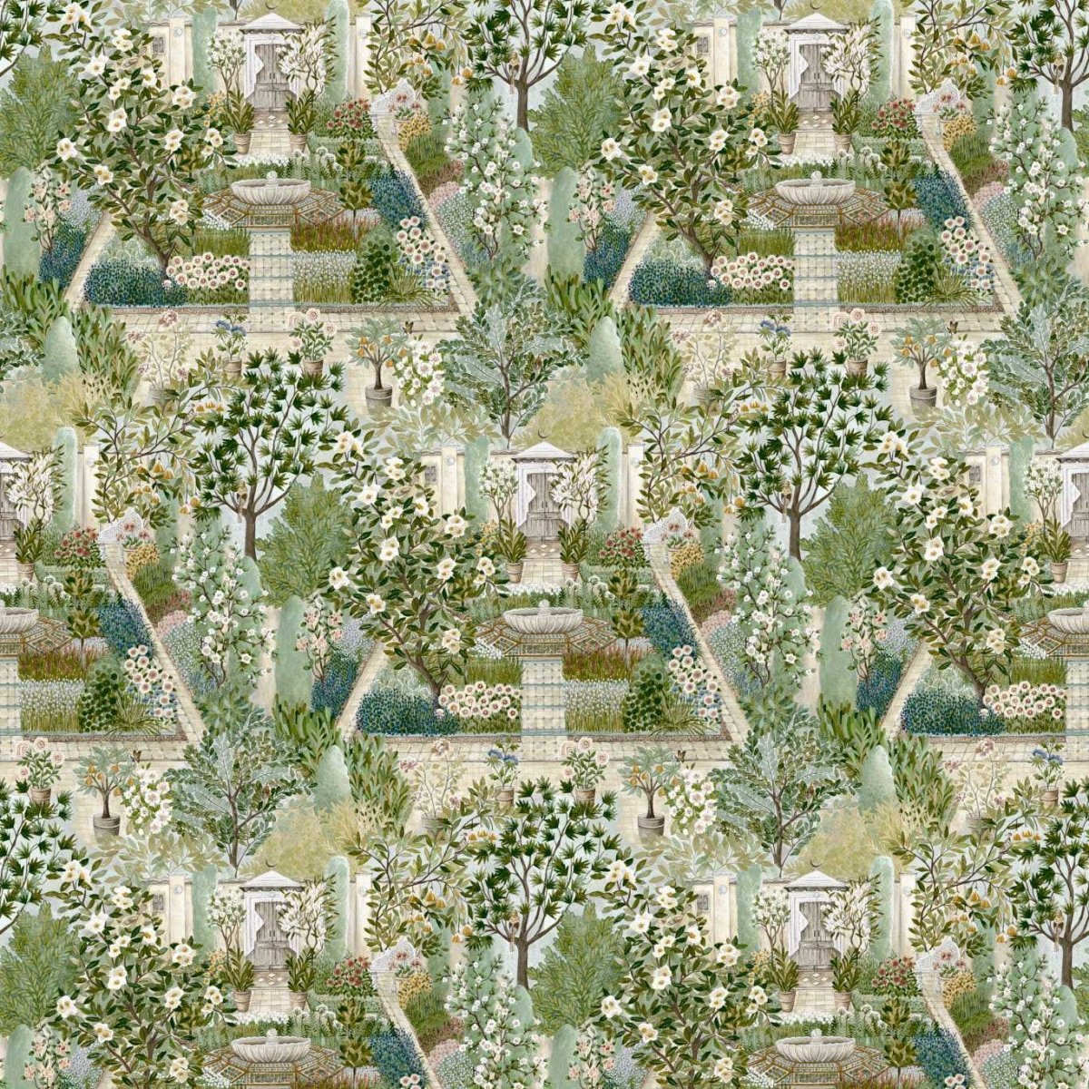 Sanderson Carpet Garden Behang 217518 - LAB COLOUR THE WORLD