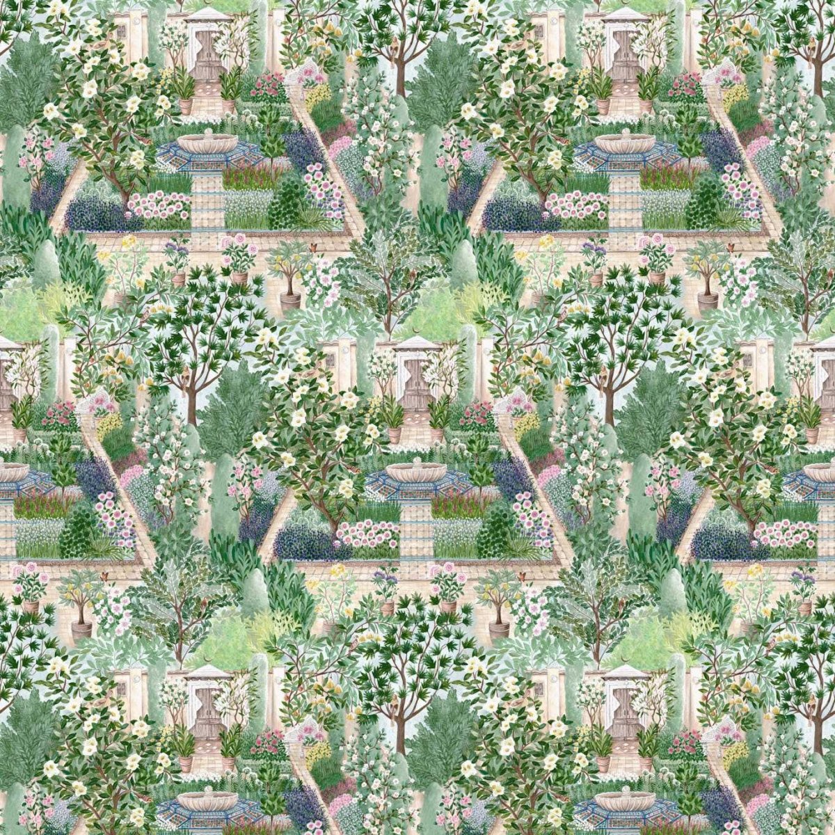 Sanderson Carpet Garden Behang 217519 - LAB COLOUR THE WORLD