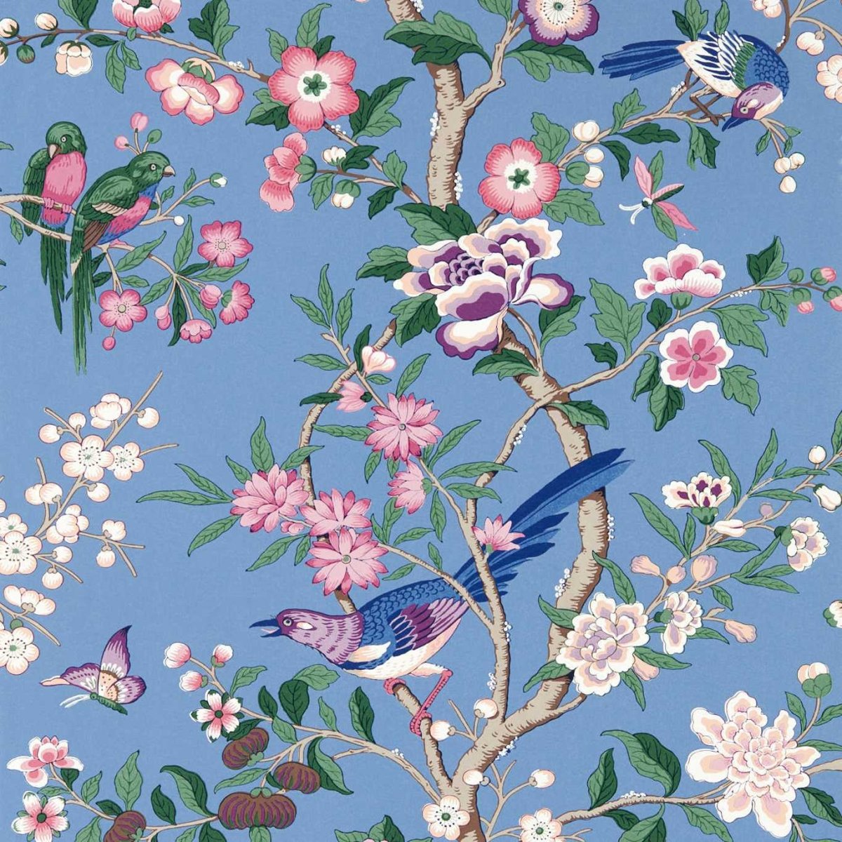 Sanderson Chinoiserie Hall Behang 217111 - LAB COLOUR THE WORLD