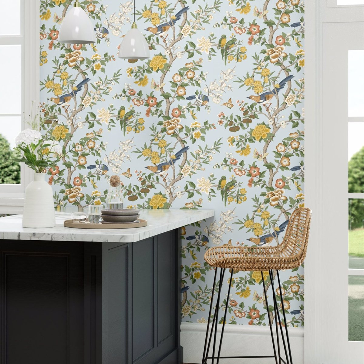 Sanderson Chinoiserie Hall Behang 217112 - LAB COLOUR THE WORLD