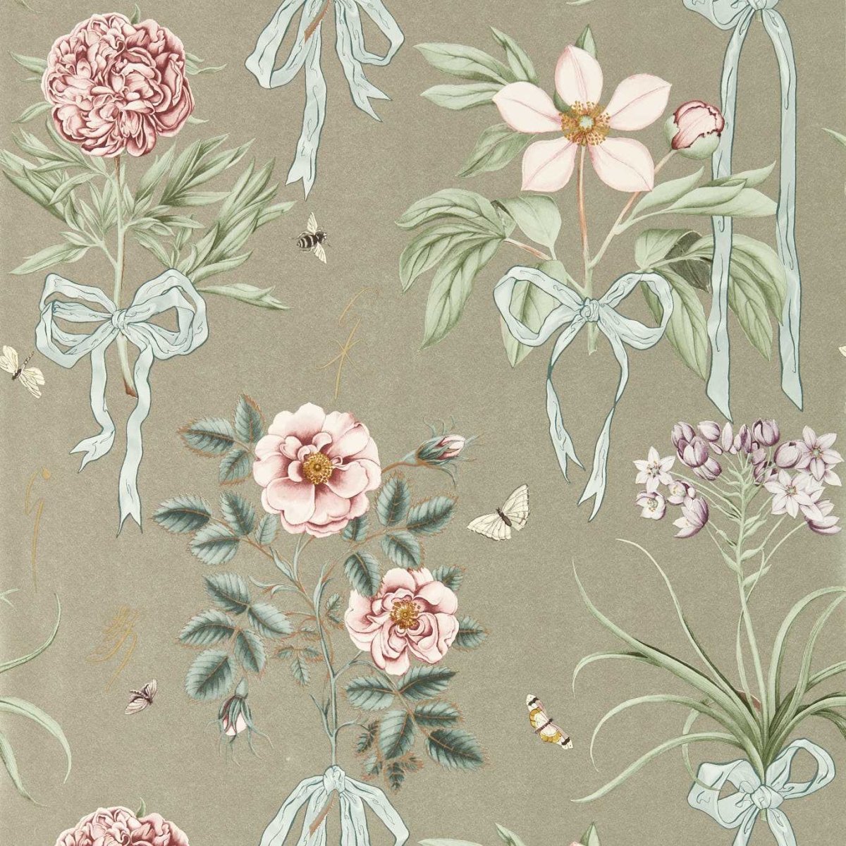 Sanderson Cupid's Beau Behang 217312 - LAB COLOUR THE WORLD