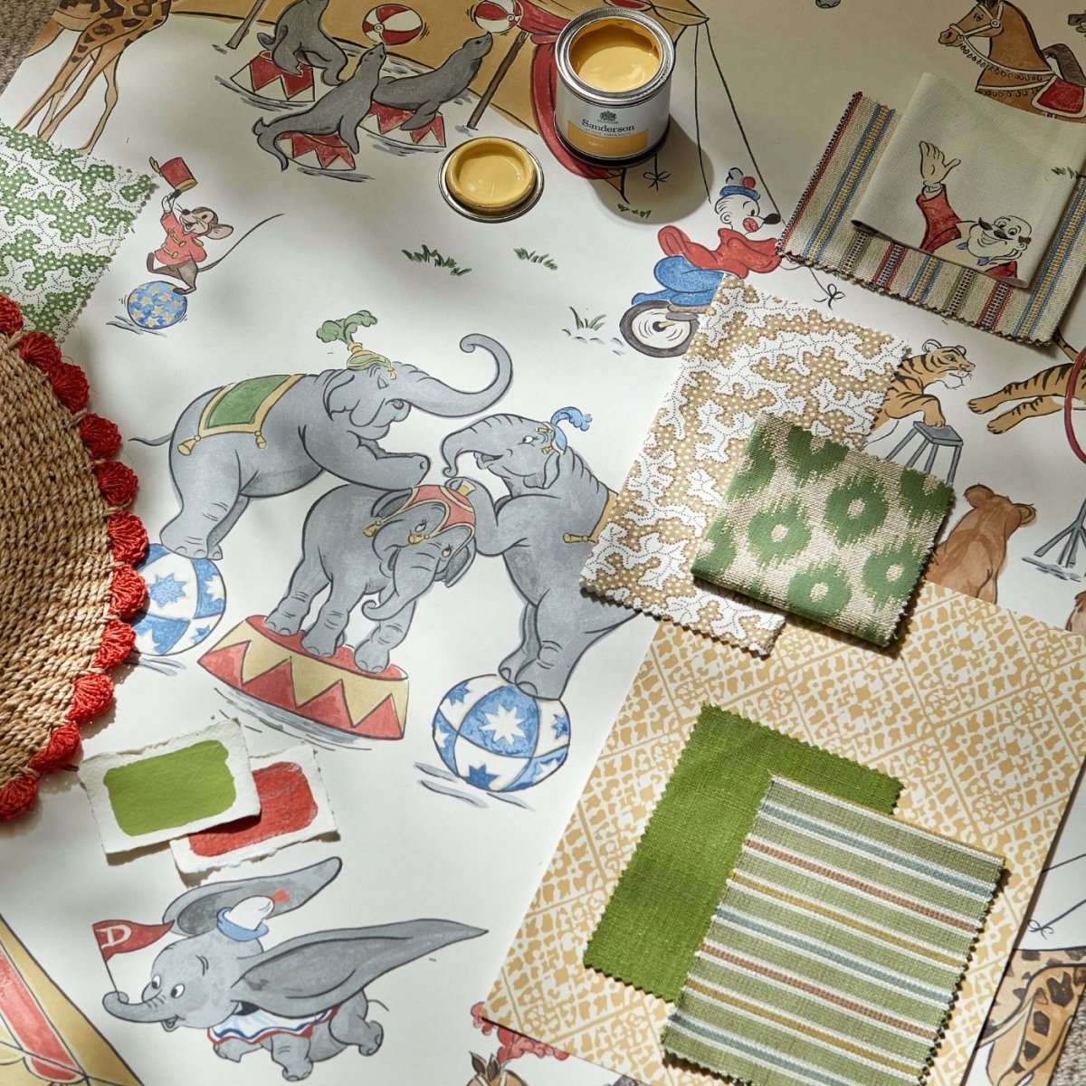 Sanderson Disney Home Dumbo Behang 217284 - LAB COLOUR THE WORLD