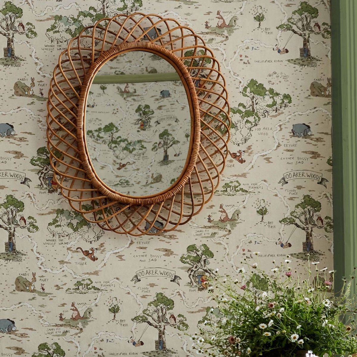 Sanderson Disney Home Hunderd Acre Wood Behang 217291 - LAB COLOUR THE WORLD
