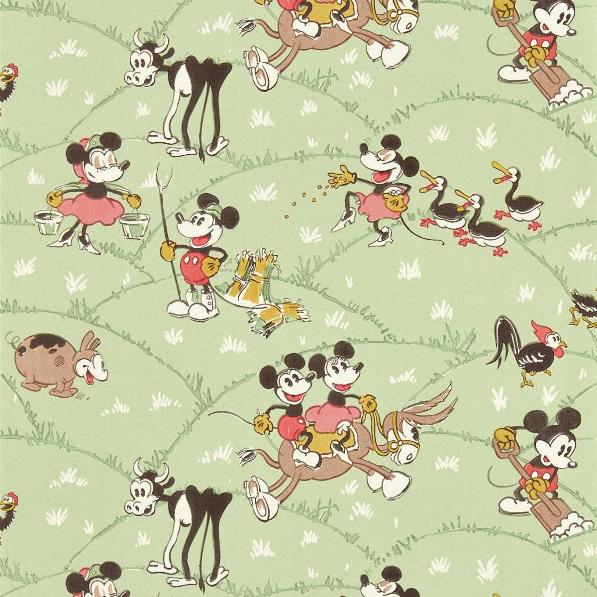 Sanderson Disney Home Mickey At The Farm Behang 217266 - LAB COLOUR THE WORLD