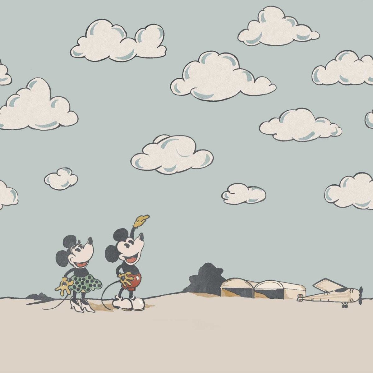 Sanderson Disney Home Mickey In The Clouds Behang 217292 - LAB COLOUR THE WORLD
