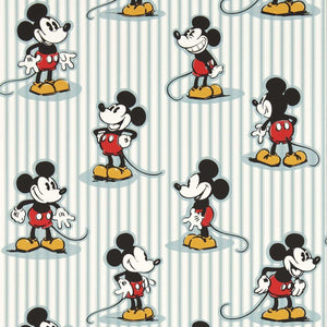 Sanderson Disney Home Mickey Stripe Behang 217271 - LAB COLOUR THE WORLD