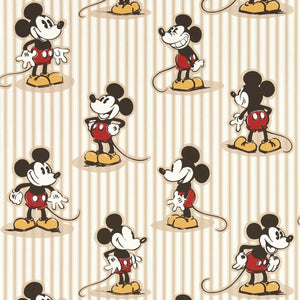 Sanderson Disney Home Mickey Stripe Behang 217273 - LAB COLOUR THE WORLD