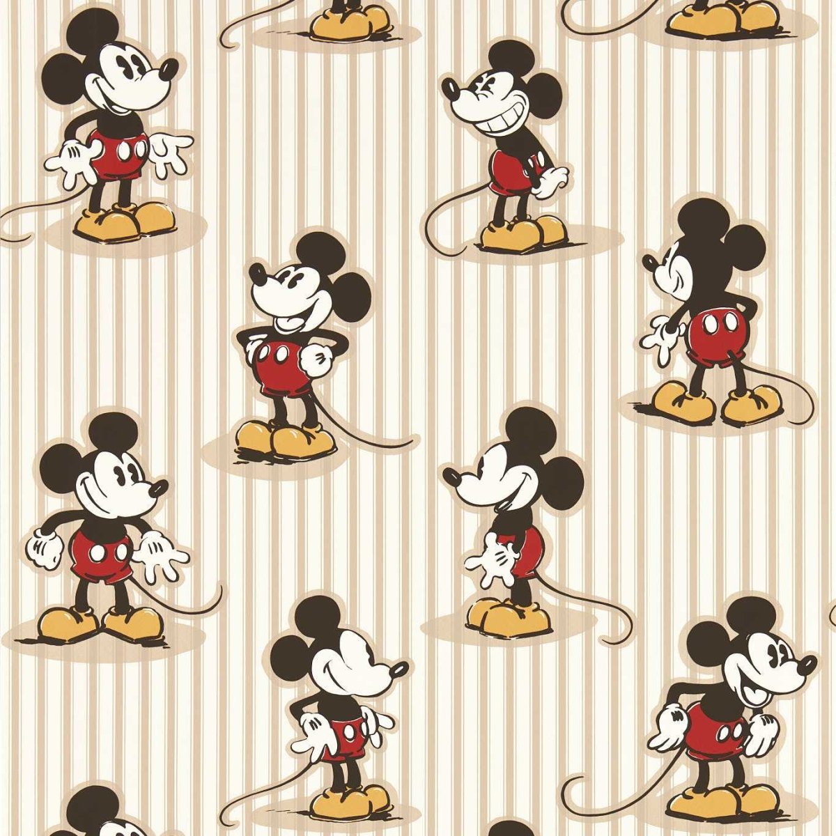 Sanderson Disney Home Mickey Stripe Behang 217273 - LAB COLOUR THE WORLD