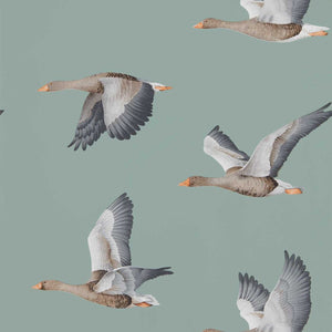 Sanderson Elysian Geese Behang 216610 - LAB COLOUR THE WORLD