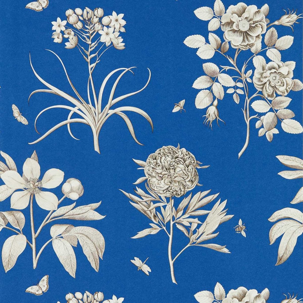 Sanderson Etchings & Roses Behang 217053 - LAB COLOUR THE WORLD