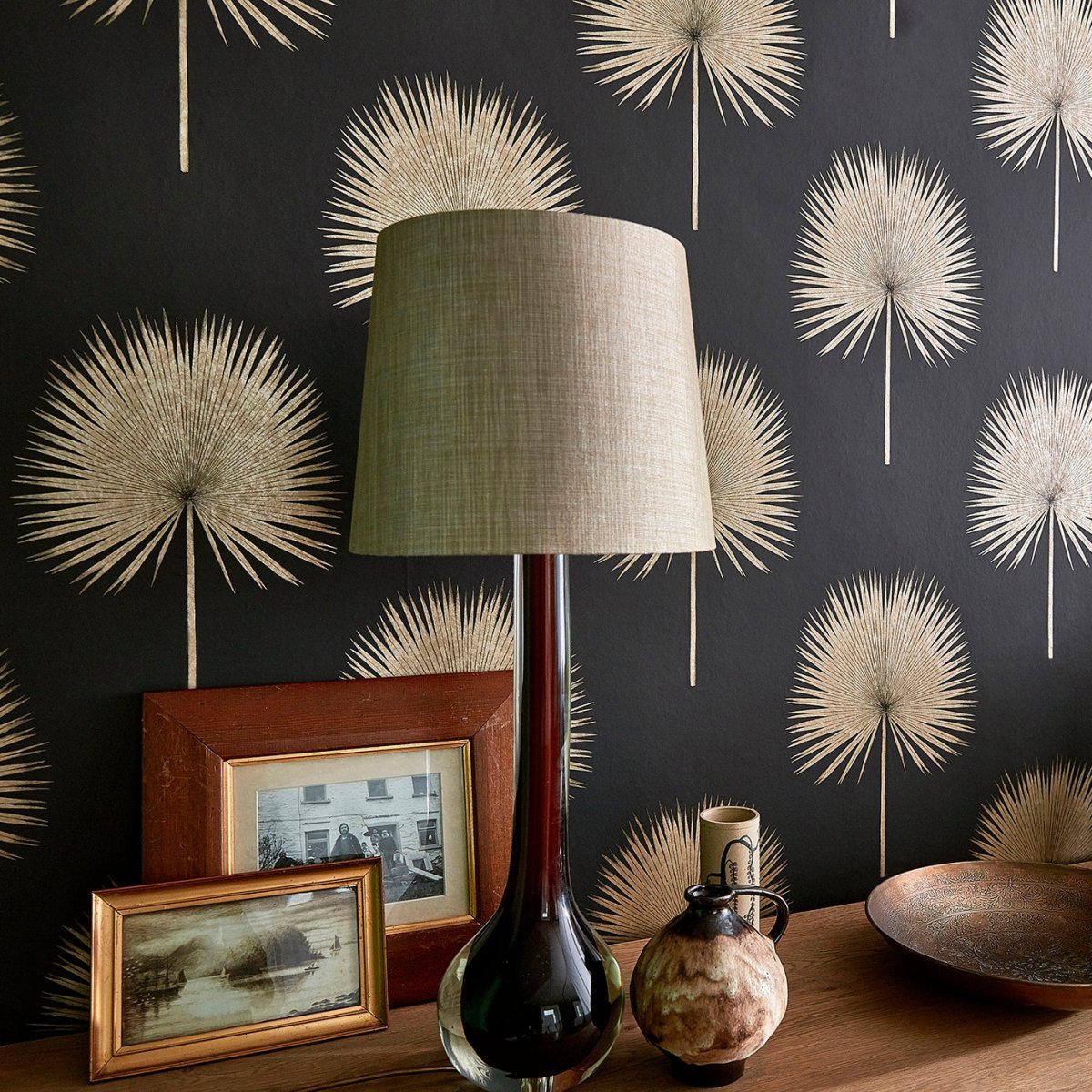Sanderson Fan Palm Behang 216638 - LAB COLOUR THE WORLD