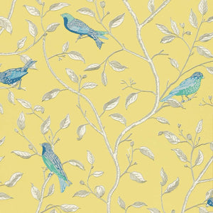 Sanderson Finches Behang DOPWFI101 - LAB COLOUR THE WORLD