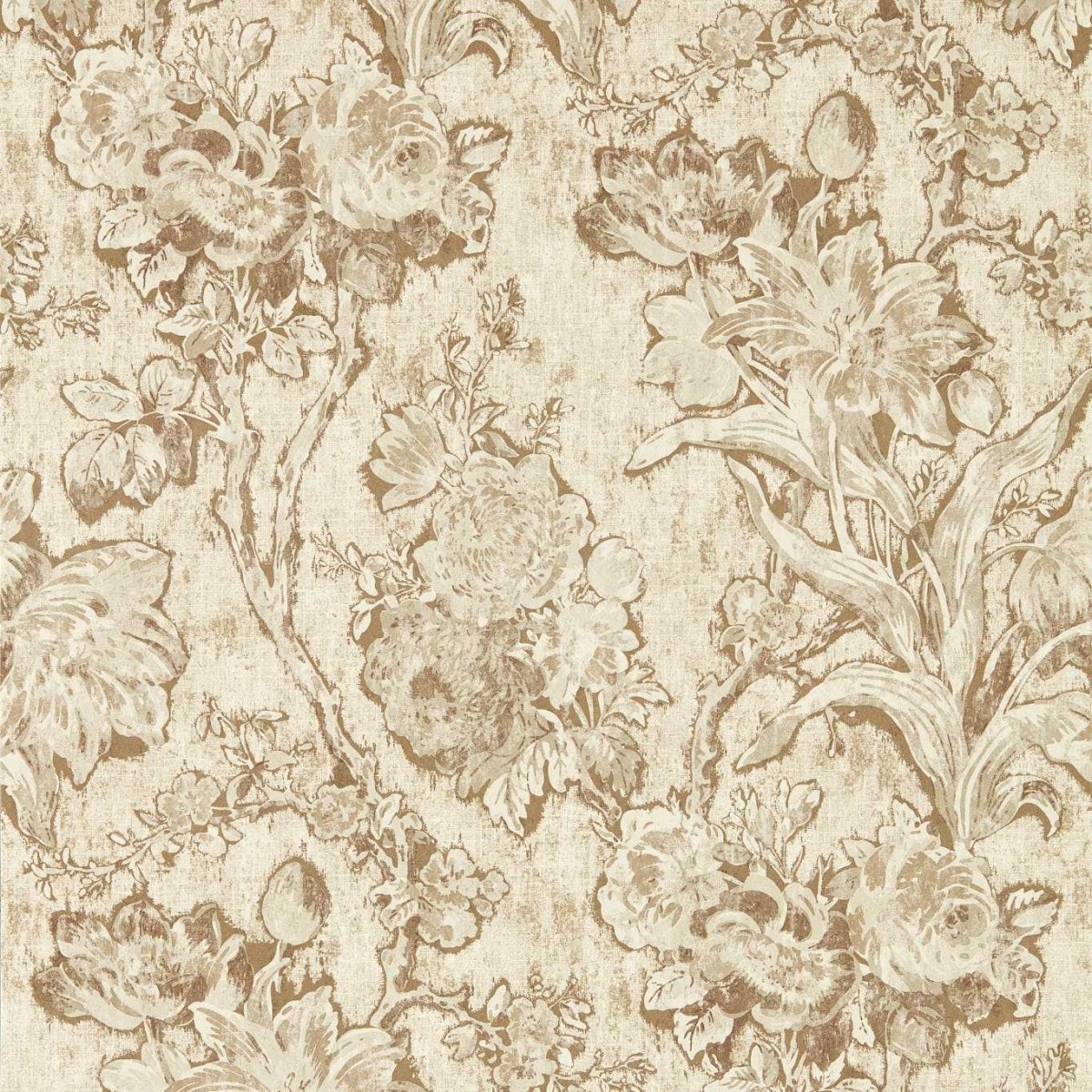 Sanderson Fringed Tulip Toile Behang 217325 - LAB COLOUR THE WORLD