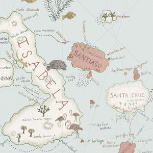 Sanderson Galapagos Behang 213364 - LAB COLOUR THE WORLD