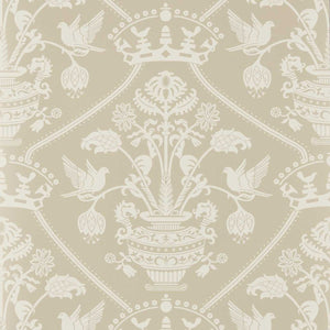 Sanderson Highgrove Damask Behang 217503 - LAB COLOUR THE WORLD