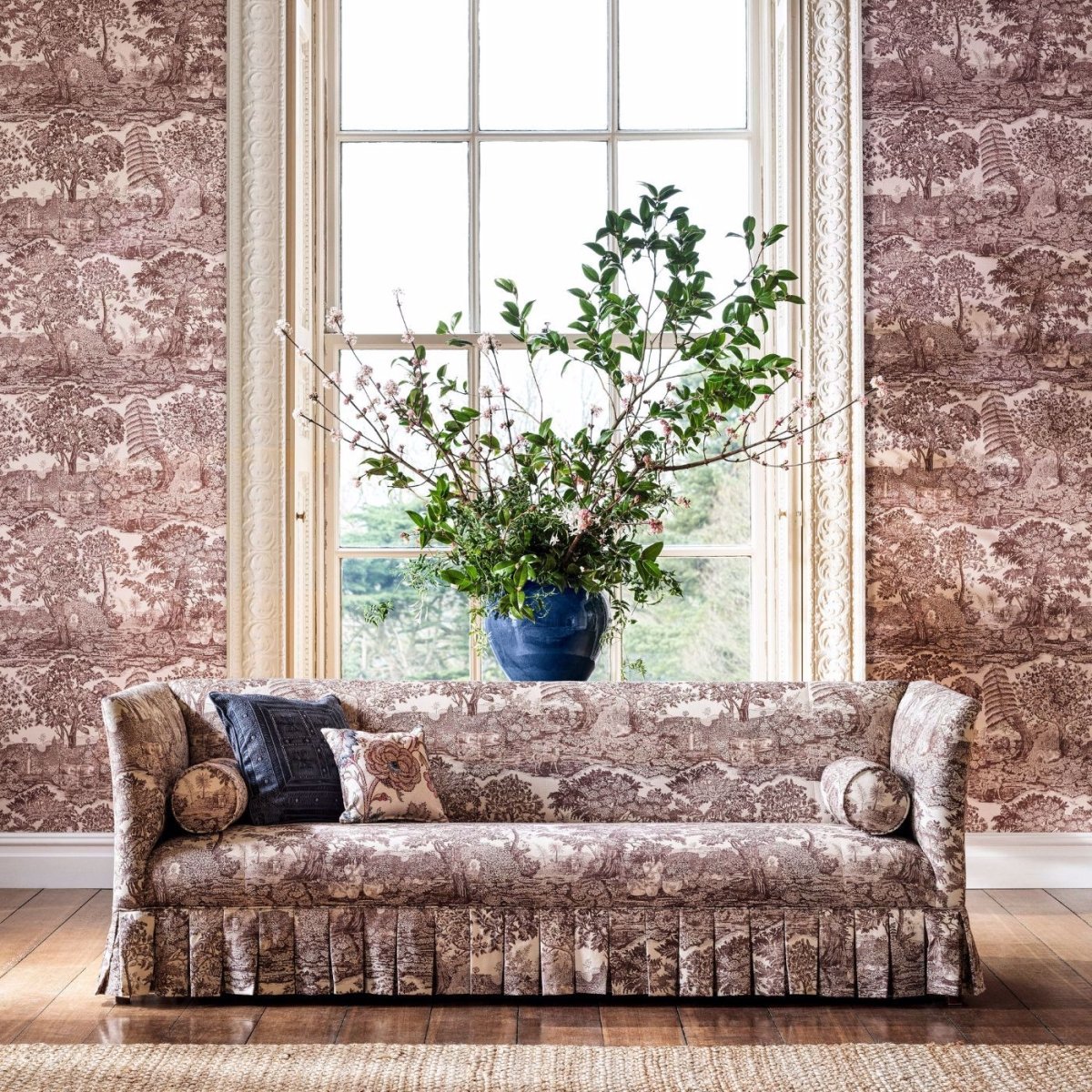 Sanderson Highgrove Toile Behang 217479 - LAB COLOUR THE WORLD