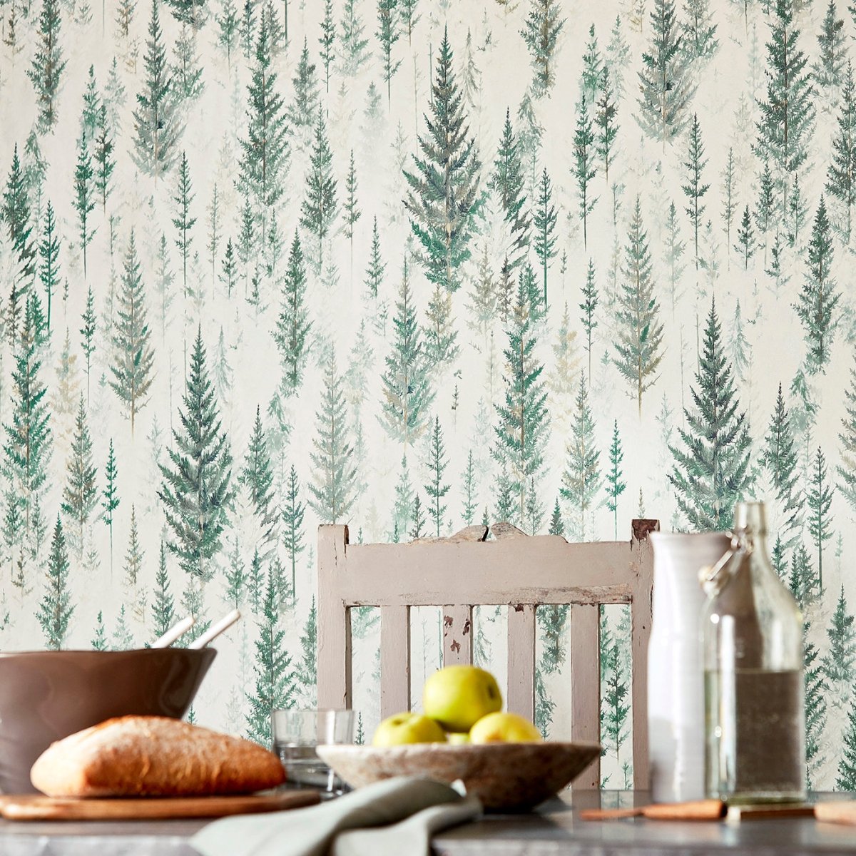 Sanderson Juniper Pine Behang 216622 - LAB COLOUR THE WORLD