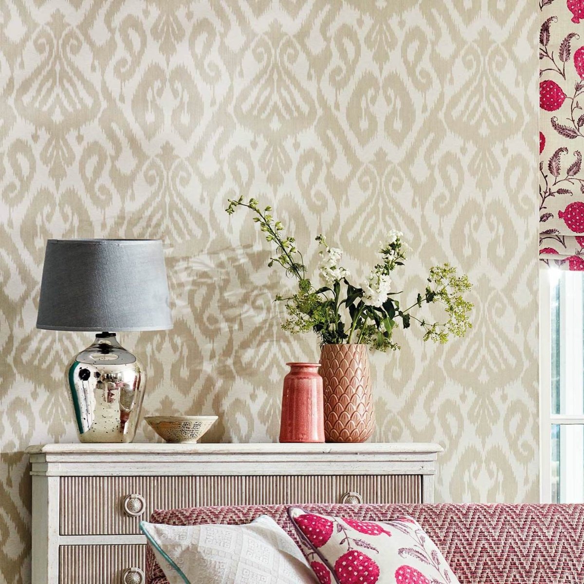 Sanderson Kasuri Behang 216780 - LAB COLOUR THE WORLD