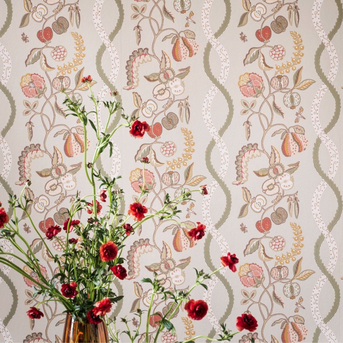 Sanderson Kitchen Garden Behang 217501 - LAB COLOUR THE WORLD