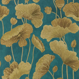 Sanderson Lotus Leaf Behang 217127 - LAB COLOUR THE WORLD