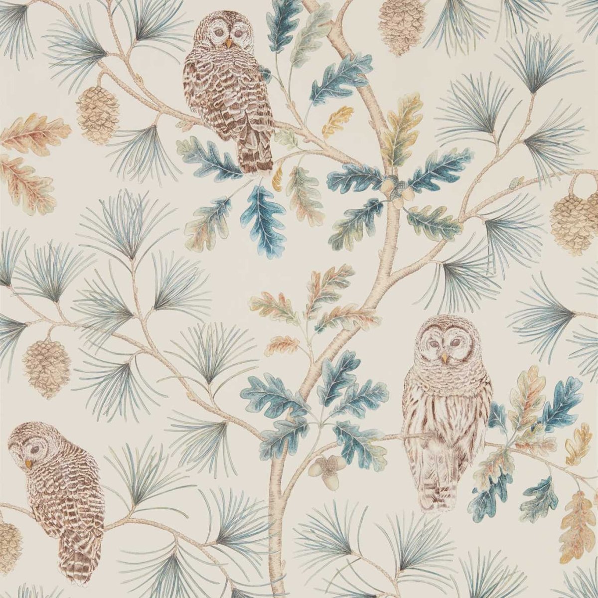 Sanderson Owlswick Behang 216595 - LAB COLOUR THE WORLD