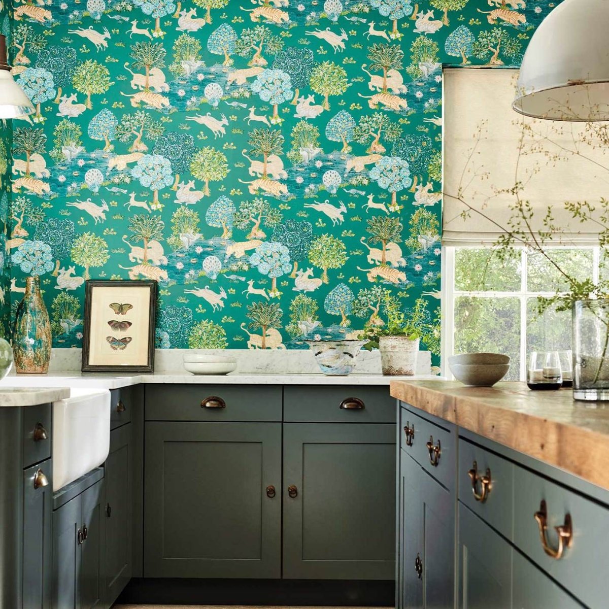 Sanderson Pamir Garden Behang 216766 - LAB COLOUR THE WORLD