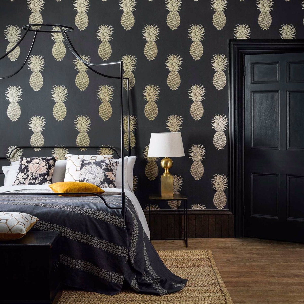 Sanderson Pineapple Royale Behang 216326 - LAB COLOUR THE WORLD