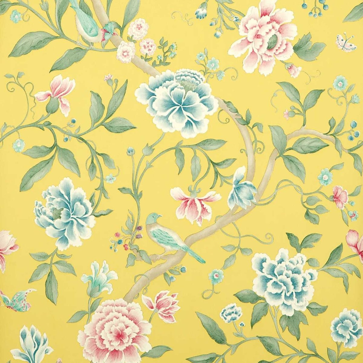 Sanderson Porcelain Garden Behang DCAVPO102 - LAB COLOUR THE WORLD