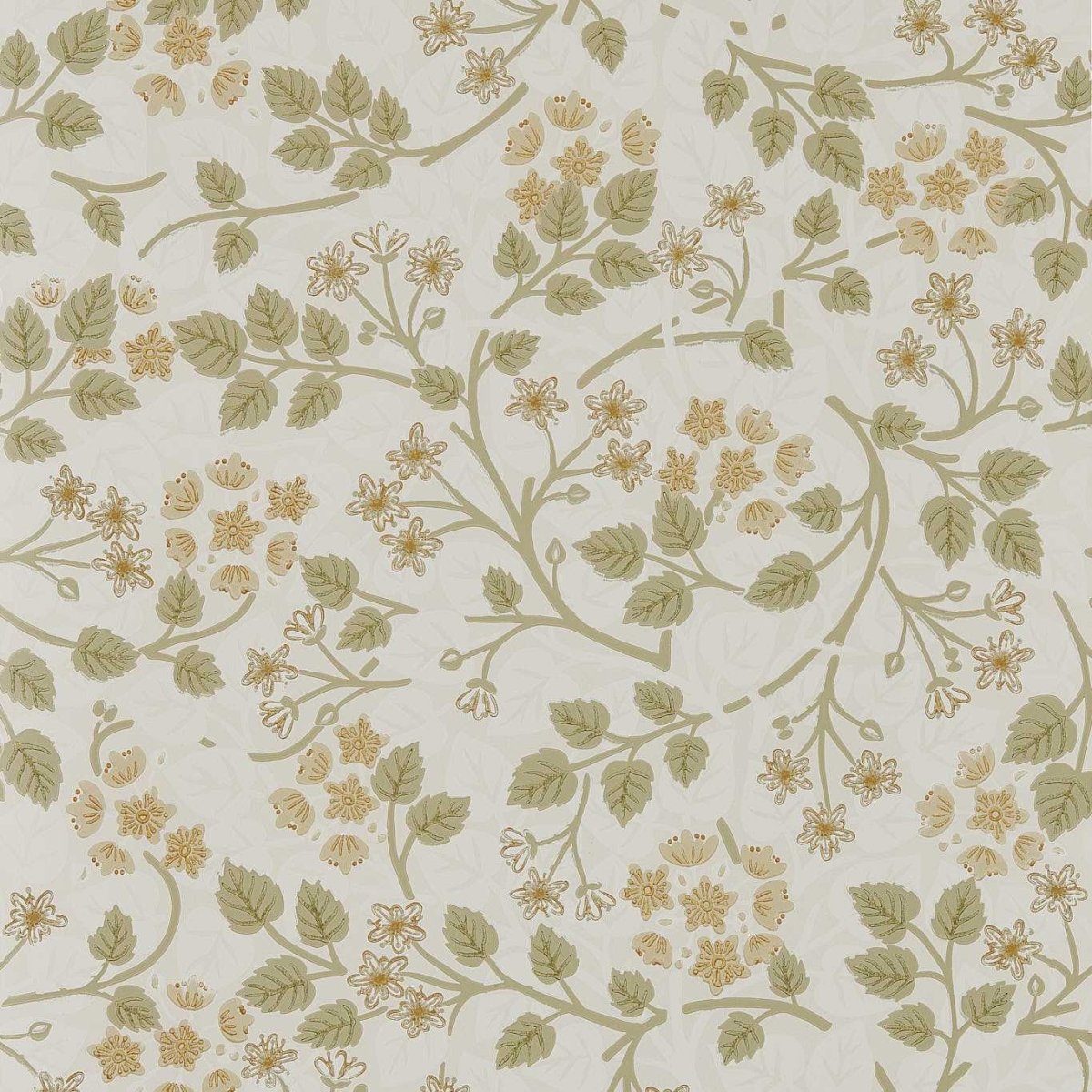 Sanderson Silver Lime Behang 217515 - LAB COLOUR THE WORLD