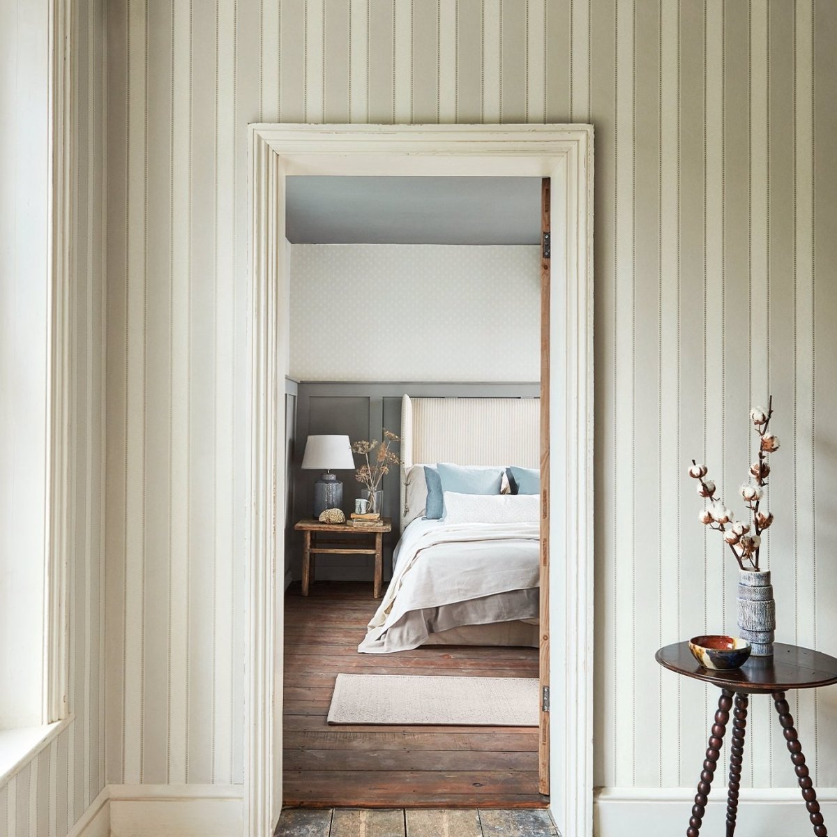 Sanderson Sonning Stripe Behang 216889 - LAB COLOUR THE WORLD