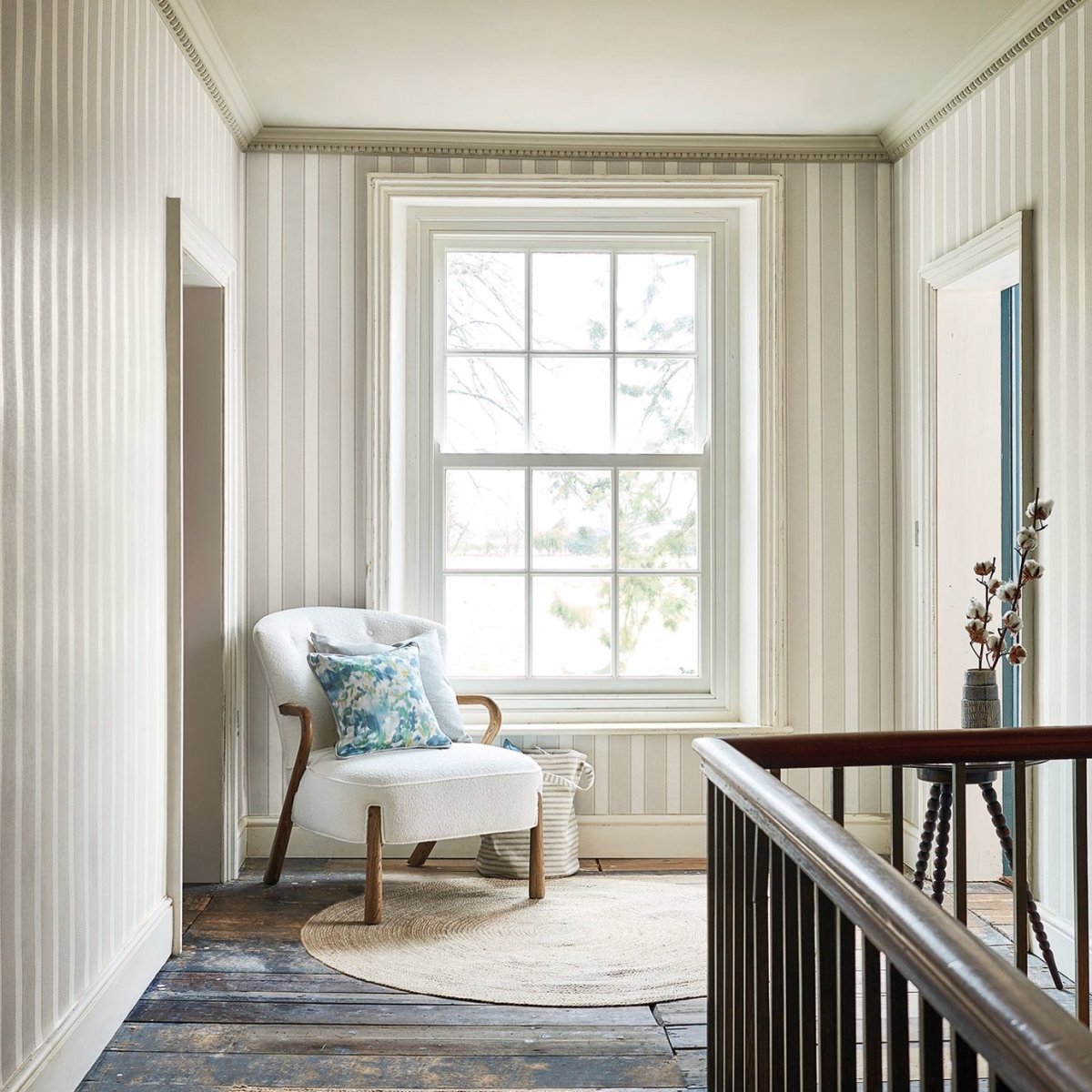 Sanderson Sonning Stripe Behang 216889 - LAB COLOUR THE WORLD