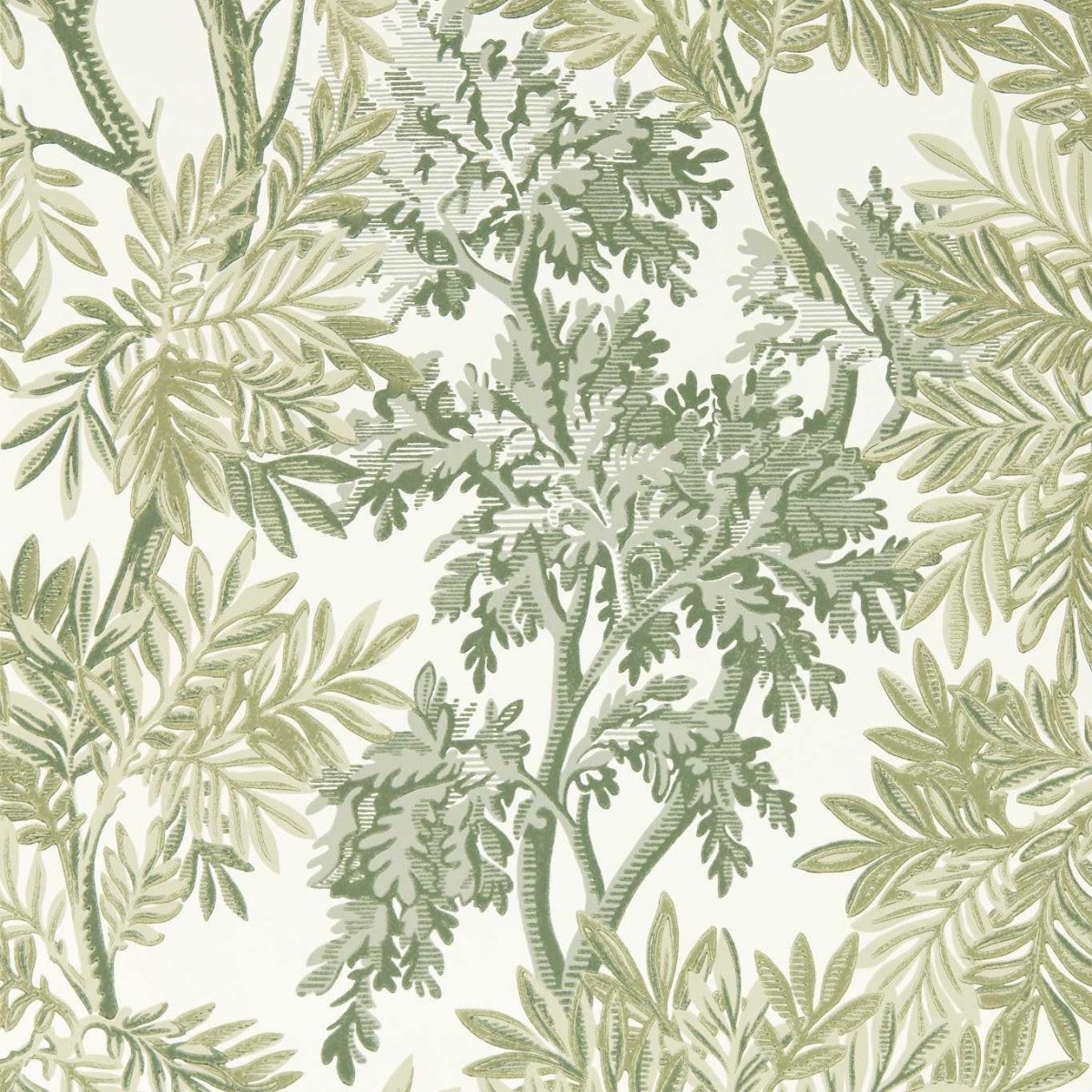 Sanderson Tapestry Trees Behang 217416 - LAB COLOUR THE WORLD
