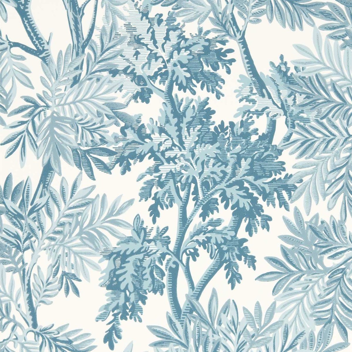 Sanderson Tapestry Trees Behang 217417 - LAB COLOUR THE WORLD