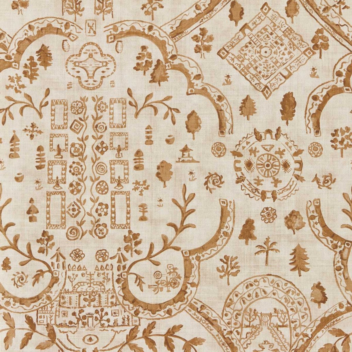 Sanderson Topiary View Behang 217512 - LAB COLOUR THE WORLD