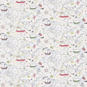 Sanderson Treasure Map Behang DLIT214040 - LAB COLOUR THE WORLD