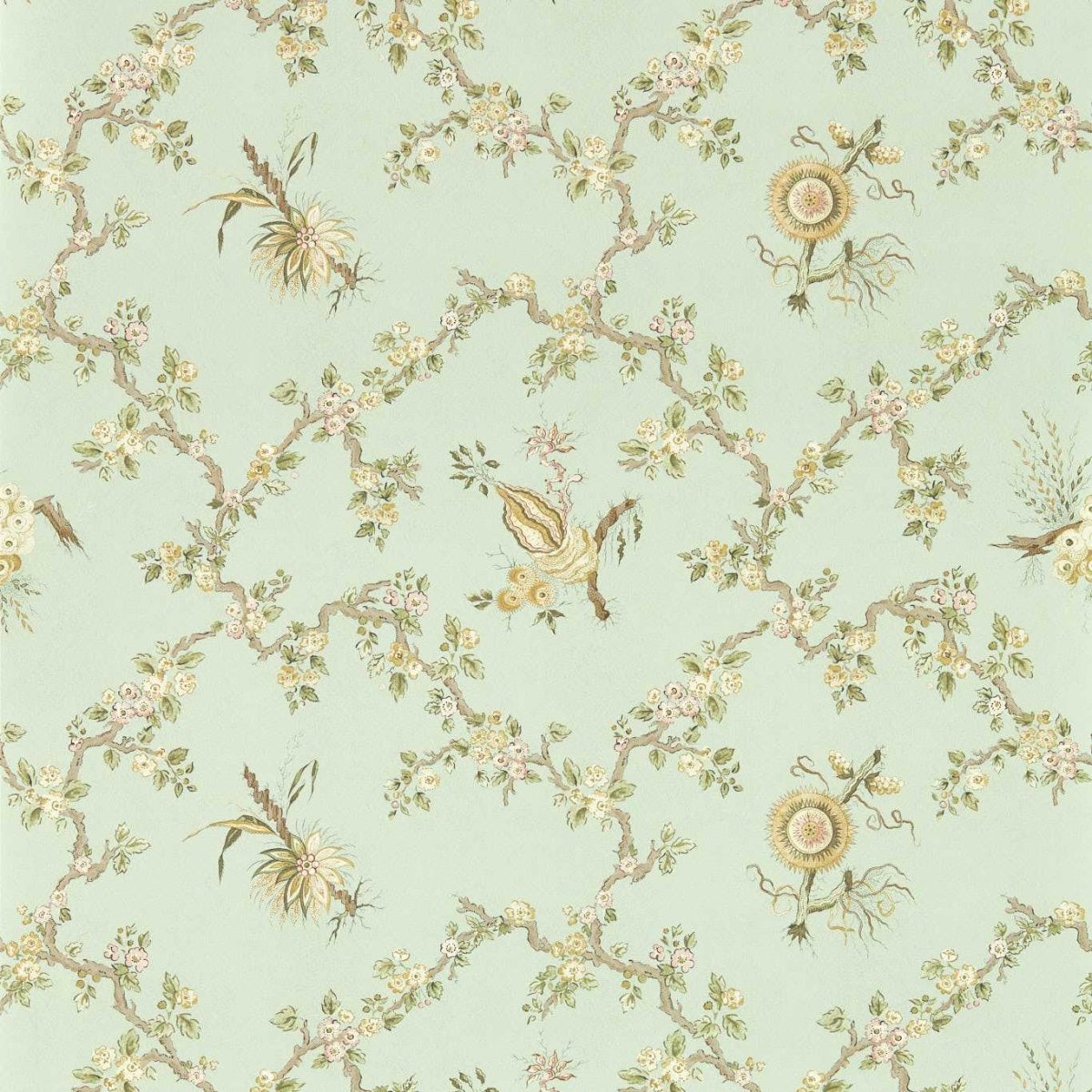Sanderson Trelliage Behang 217320 - LAB COLOUR THE WORLD