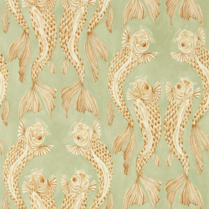 Sanderson Voyaging Koi Behang 217114 - LAB COLOUR THE WORLD