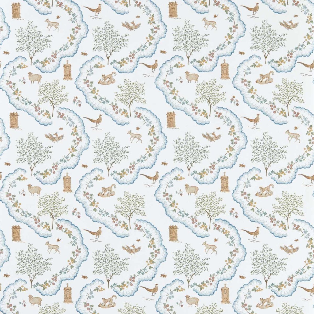 Sanderson Wildflower Meadow Behang 217481 - LAB COLOUR THE WORLD