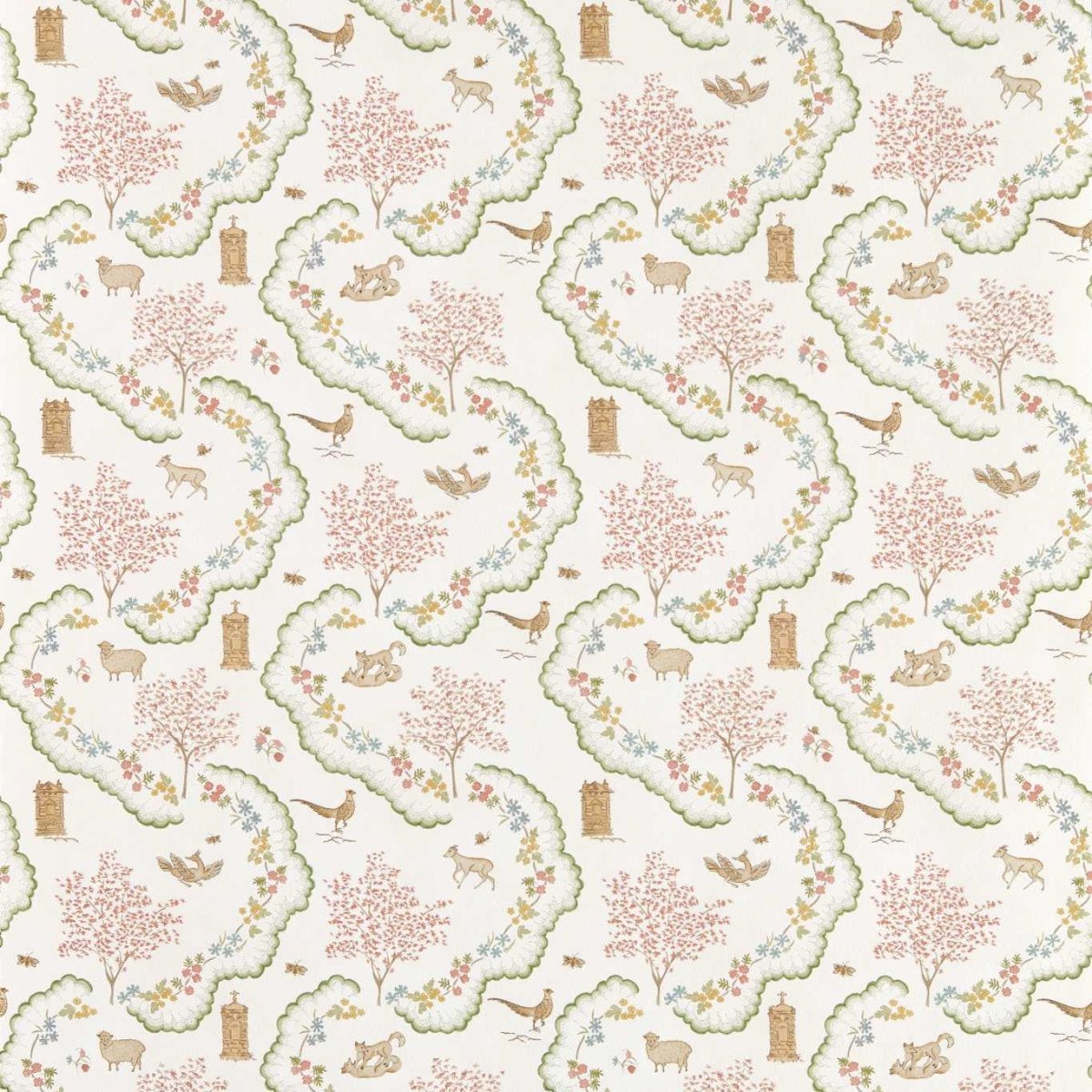 Sanderson Wildflower Meadow Behang 217483 - LAB COLOUR THE WORLD