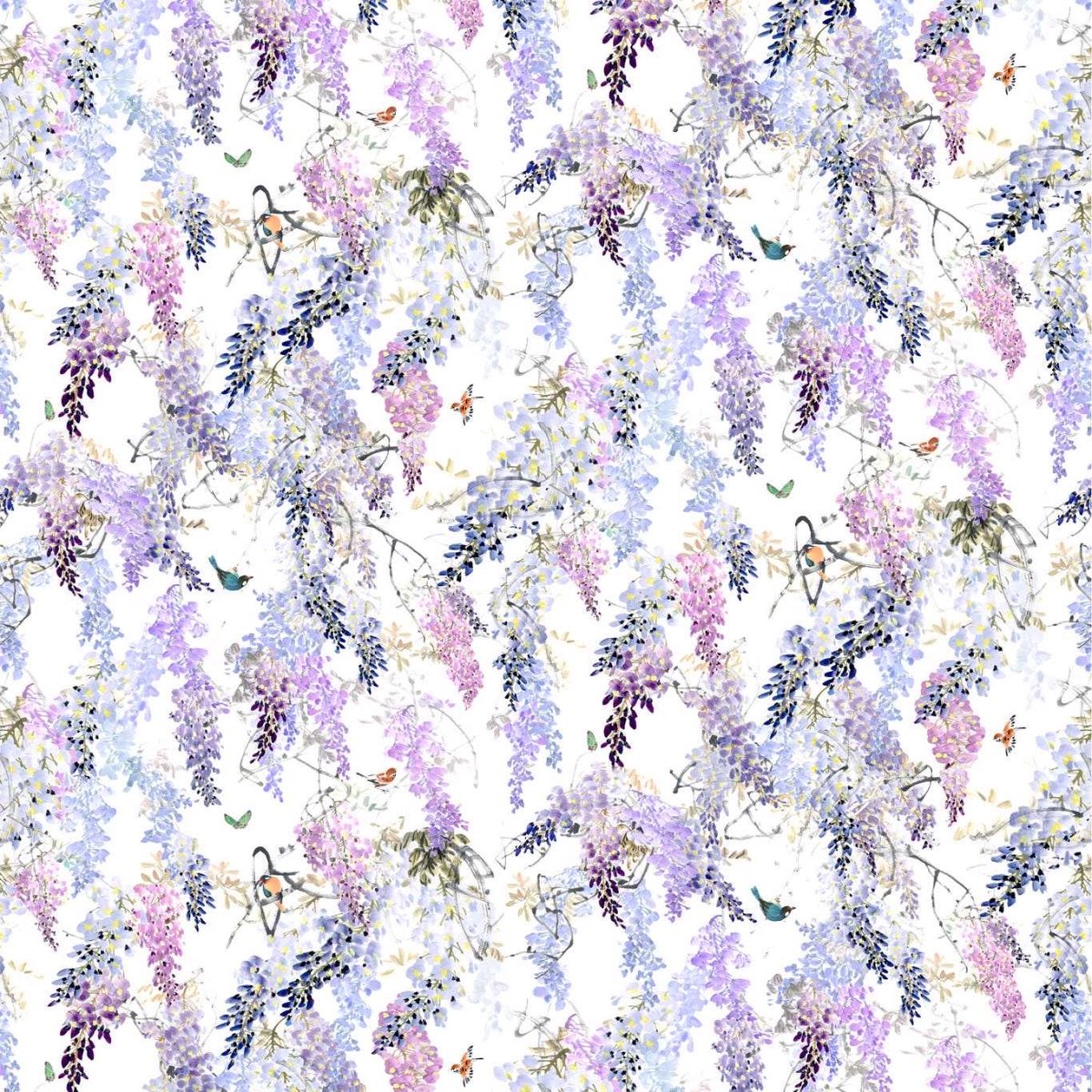 Sanderson Wisteria Falls Behang 217467 - LAB COLOUR THE WORLD