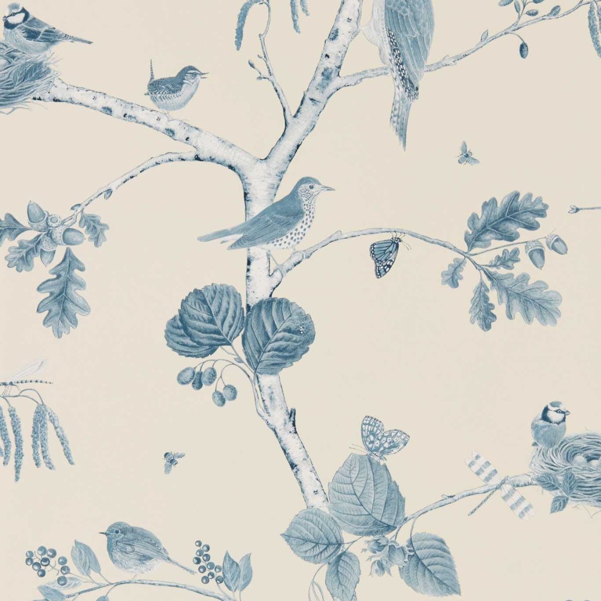 Sanderson Woodland Chorus Behang 215705 - LAB COLOUR THE WORLD