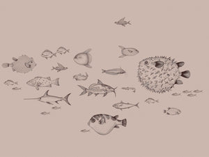 Coordonné Naturae Sea Current behang 9500600 behang afbeelding 1