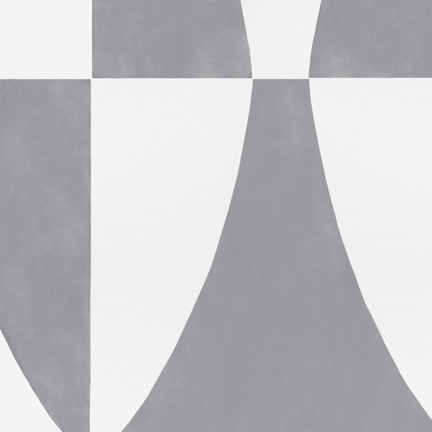 Les Dominotiers Shape Grey Grey Behang DOM 708