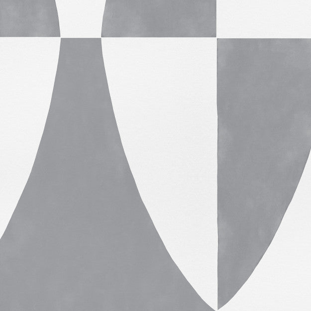 Les Dominotiers Shape Grey Grey Behang DOM 708