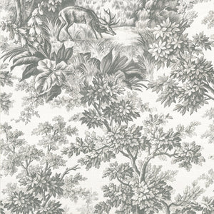 Little Greene Stag Toile Behang 0284SGMOSSZ - LAB COLOUR THE WORLD