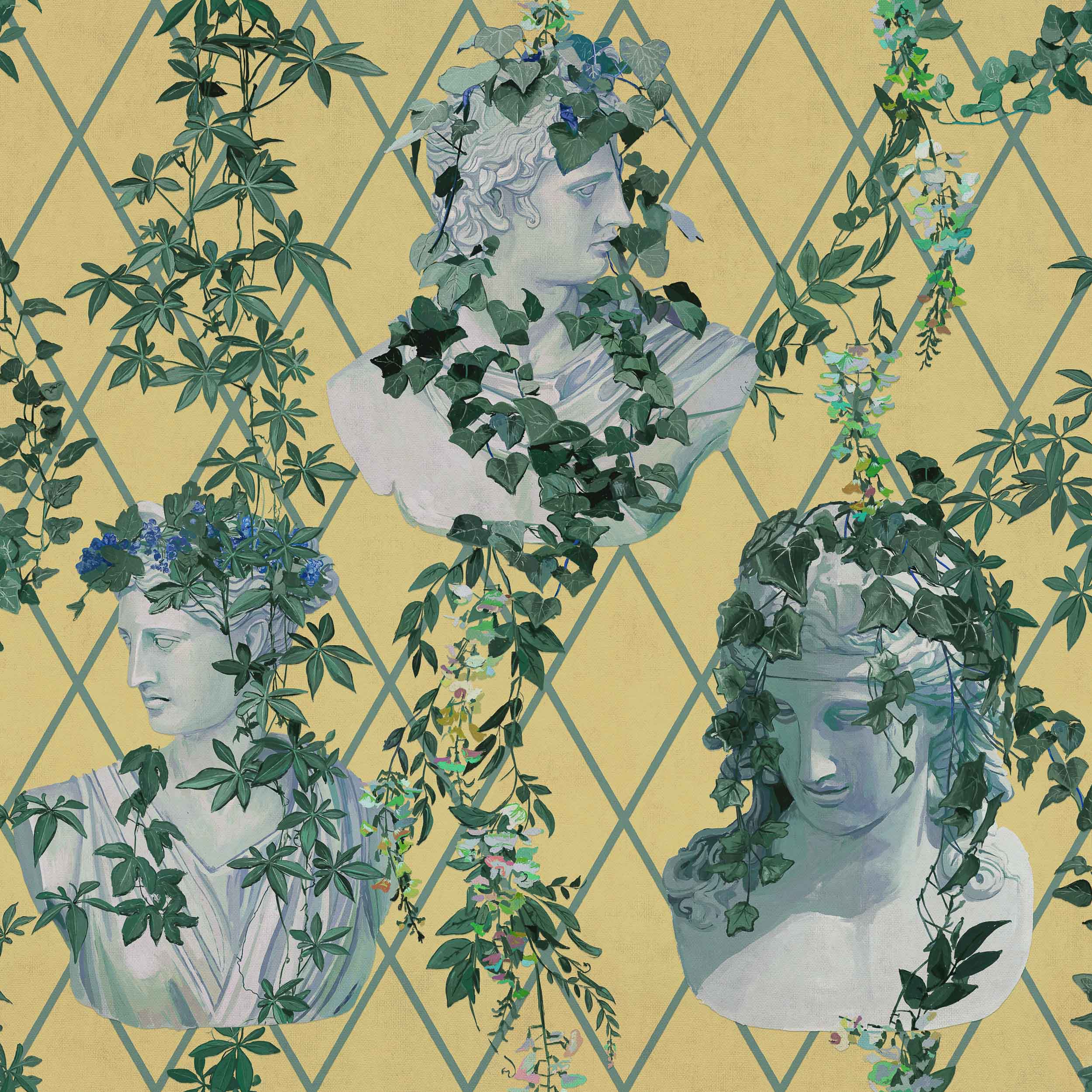 Coordonné Maximalism Statues behang 9300032 behang afbeelding 1