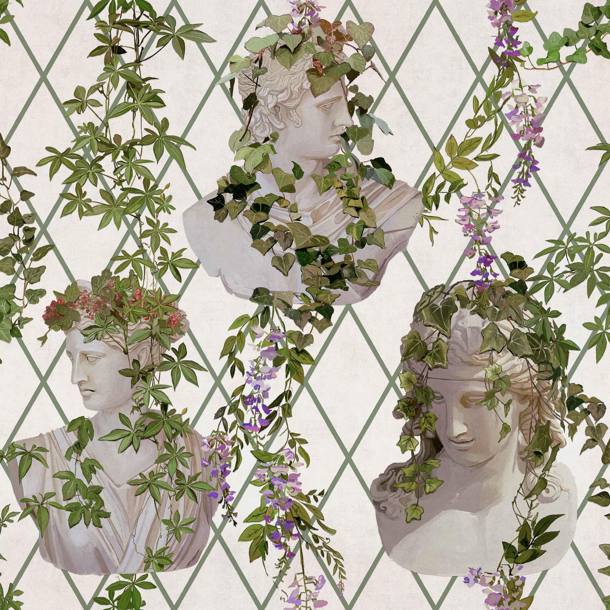 Coordonné Maximalism Statues behang 9300030 behang afbeelding 1