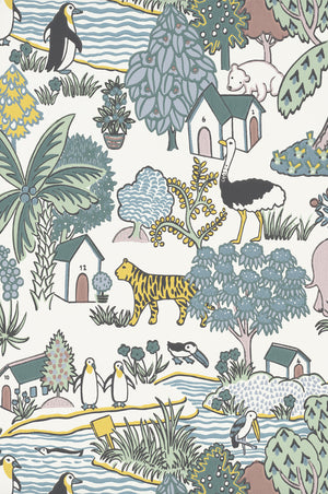 Little Greene Animal Kingdom Behang 0231ANFLORE