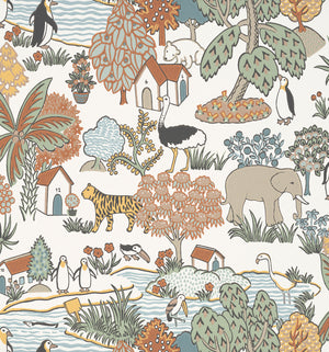 Little Greene Animal Kingdom Behang 0231ANPEAZZ