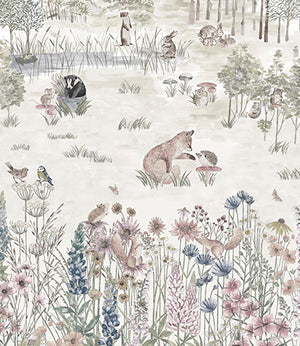 Little Greene Potter's Woodland Behang 0231POSOLST - LAB COLOUR THE WORLD